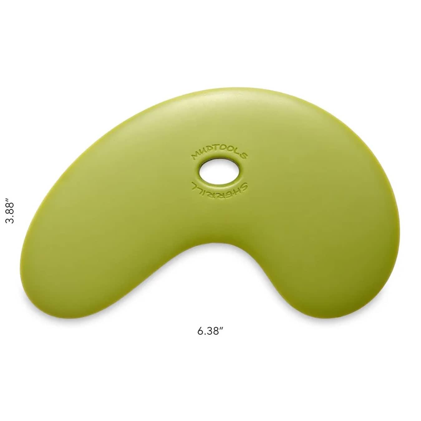 Mudtools Large Bowl Kidney – Green (Firm)