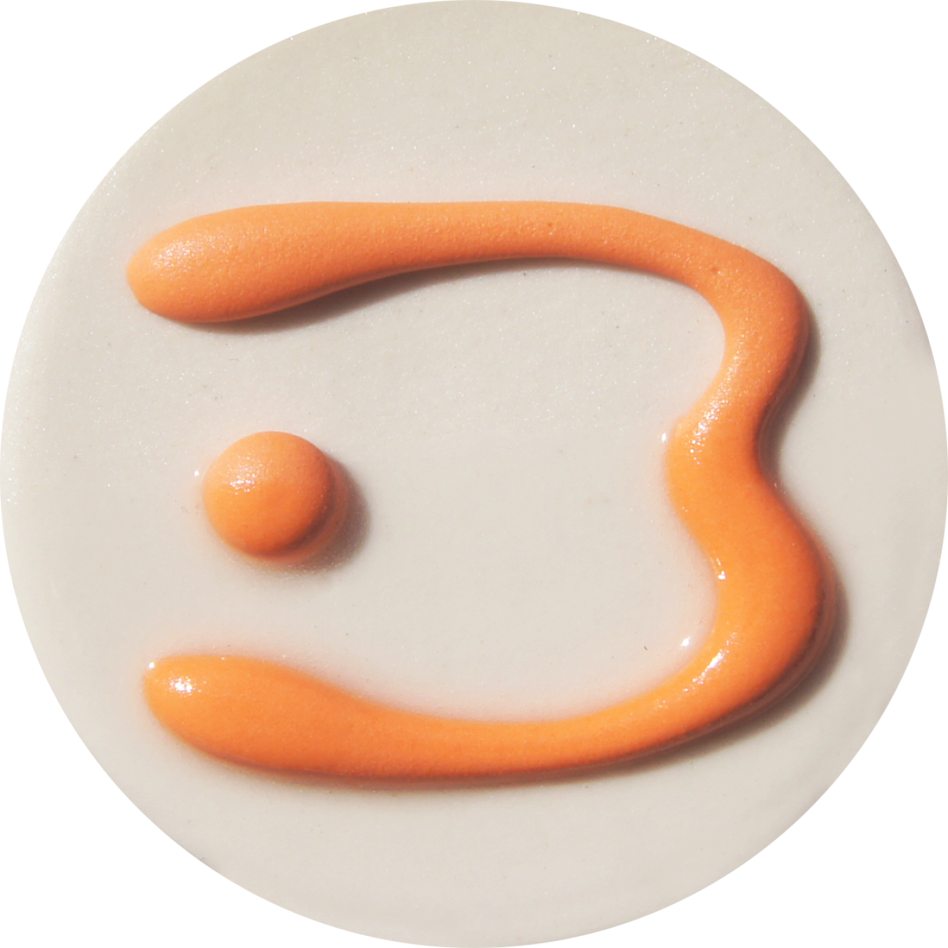 Orange 3D trailing glaze - 40ml