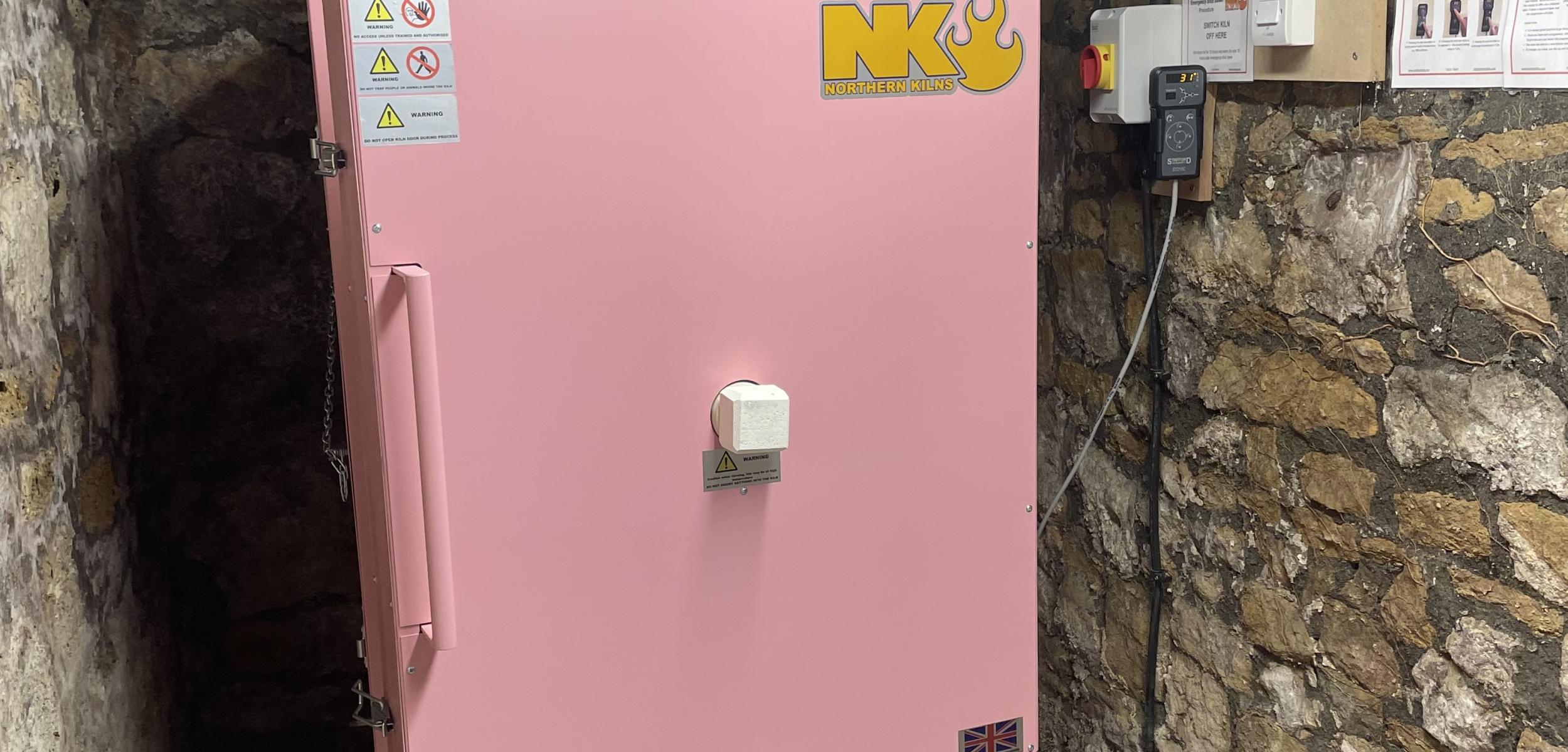 Your kiln will be built for you, so you can have it any RAL colour you like, to suit you and your studio space