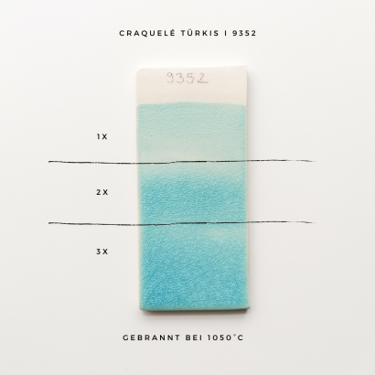 Turquoise crackle - 9352
